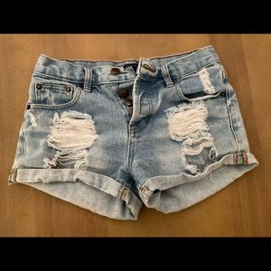Forever 21 denim shorts, selling together, smoke free home.